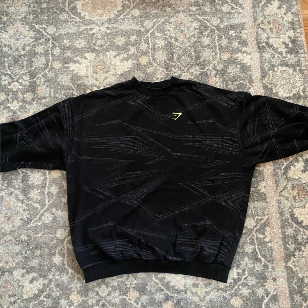 vintage oversized gymshark graphic crew